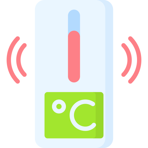 sensor de temperatura icono gratis