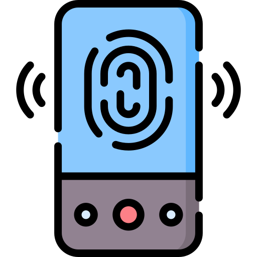 huella dactilar icono gratis