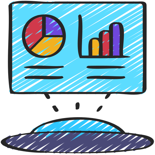 visualización de datos icono gratis