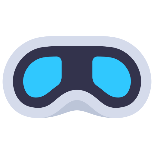 gafas de realidad virtual icono gratis