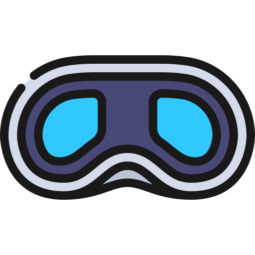 gafas de realidad virtual icono gratis