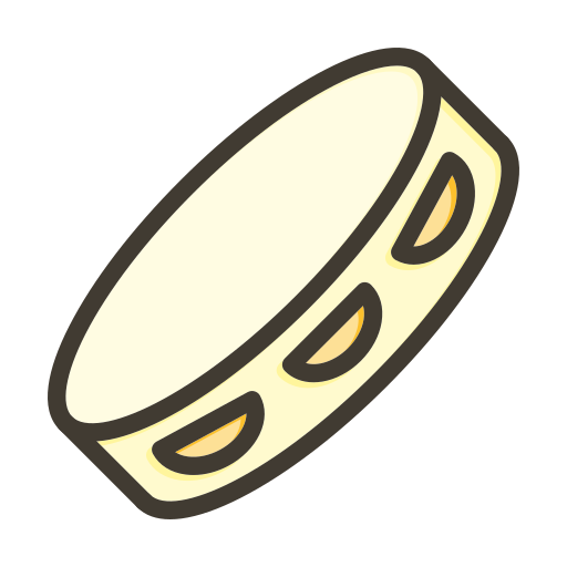 pandeiro grátis ícone