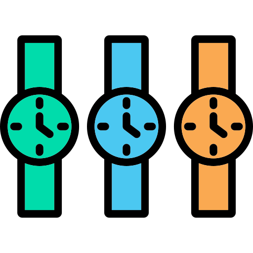 reloj de pulsera icono gratis