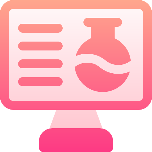 laboratorio virtual icono gratis