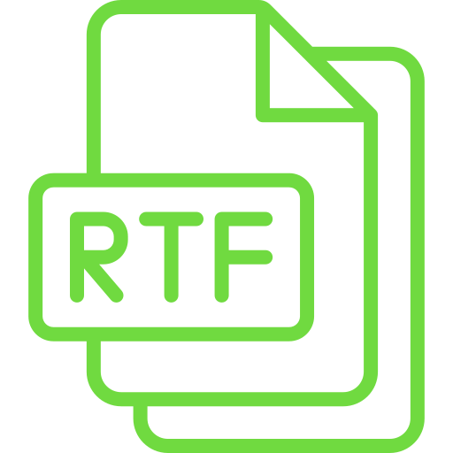 rtf icono gratis