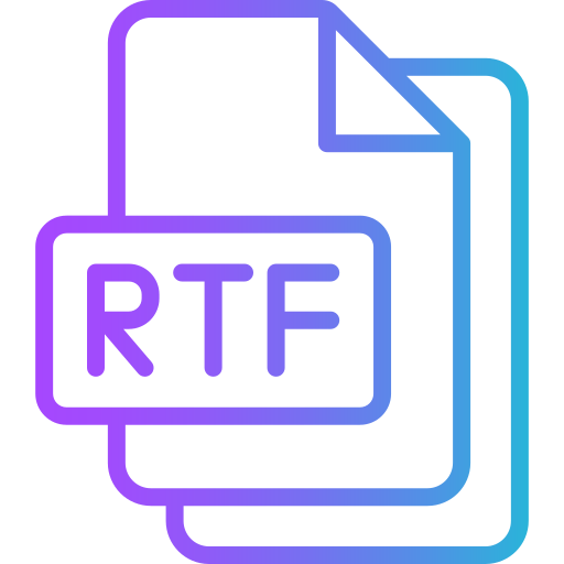 rtf icono gratis