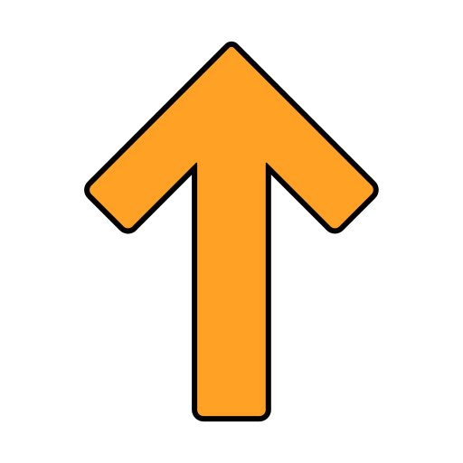 flecha arriba icono gratis