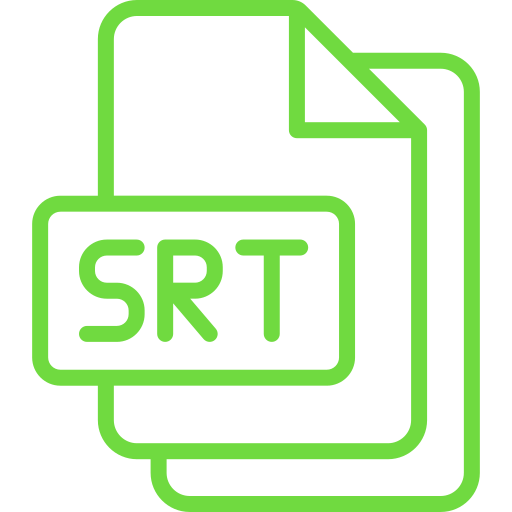 srt icono gratis