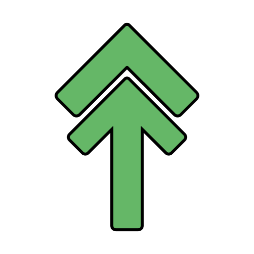 위쪽 화살표 무료 아이콘