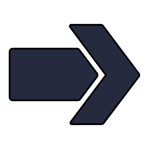 flecha correcta icono gratis