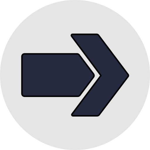 Right arrow free icon