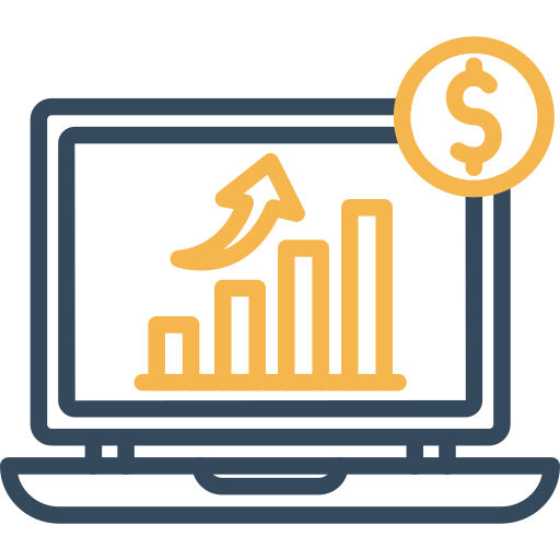 financier Icône gratuit