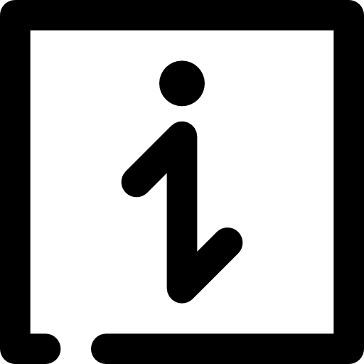 información icono gratis