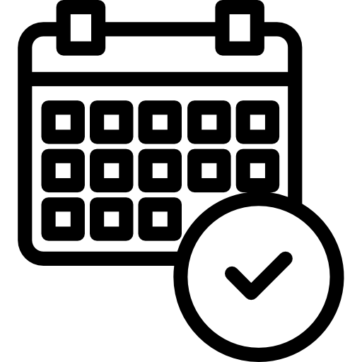 calendário grátis ícone