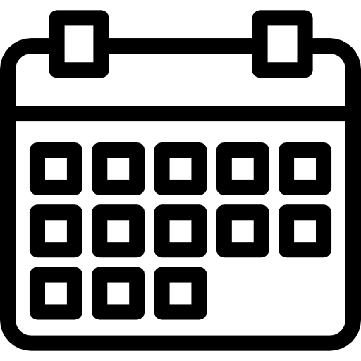 달력 무료 아이콘