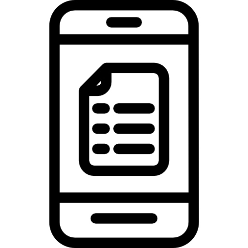 스마트 폰 무료 아이콘