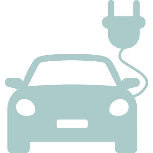 coche eléctrico icono gratis