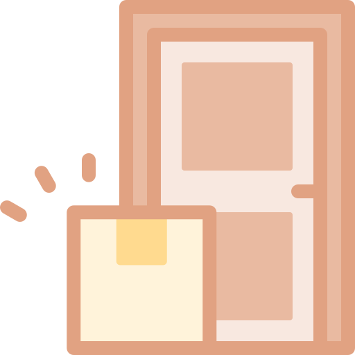 entrega a domicilio icono gratis