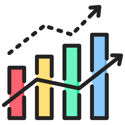 bolsa de valores icono gratis