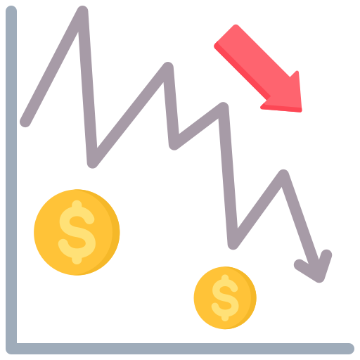 Потеря денег бесплатно иконка