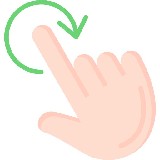 Rotate - Free hands and gestures icons