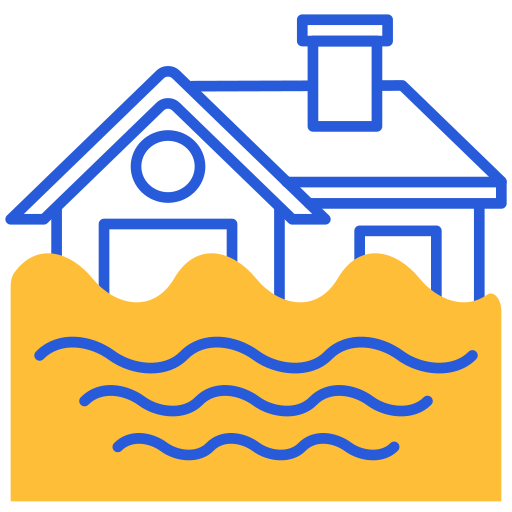 Flood Generic color lineal-color icon