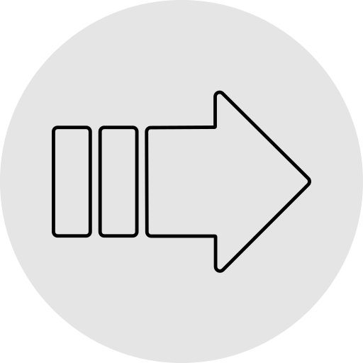 flecha correcta icono gratis