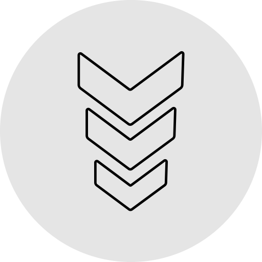 abajo cheurón icono gratis