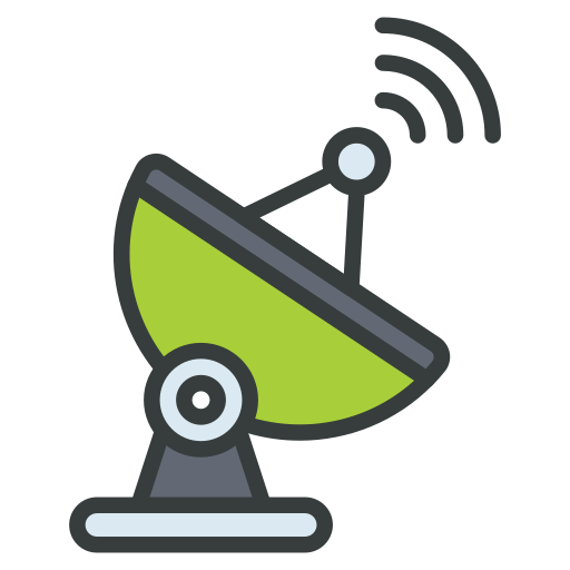 antena parabólica icono gratis