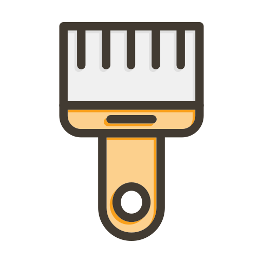 cepillo de pintura icono gratis