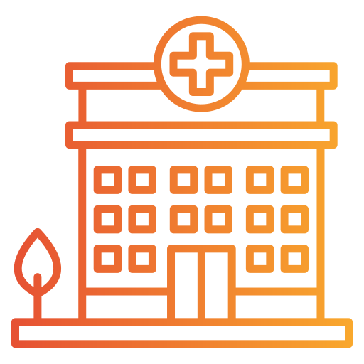 edificio hospitalario icono gratis