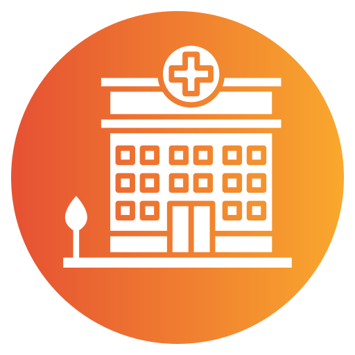 edificio hospitalario icono gratis