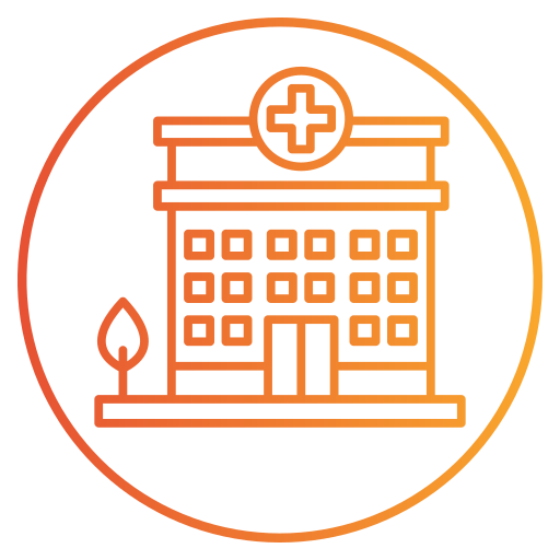 edificio hospitalario icono gratis