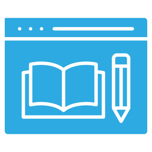 educación en línea icono gratis