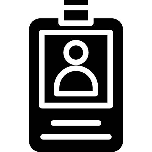 신분증 무료 아이콘