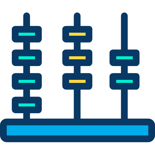 Abacus Kiranshastry Lineal Color icon