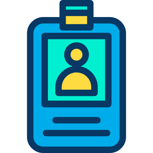 신분증 무료 아이콘