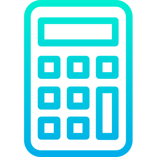 Calculator Kiranshastry Gradient icon