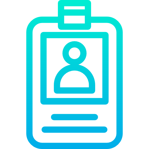 신분증 무료 아이콘