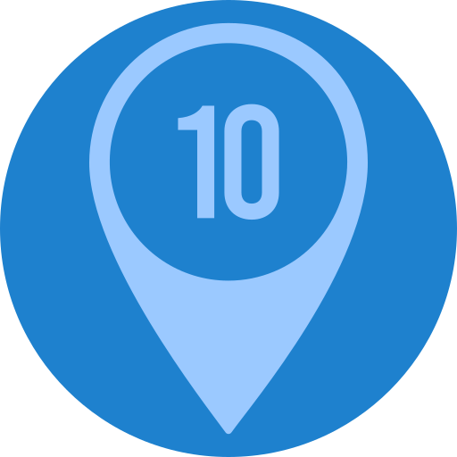 Number 10 free icon Number 10 free icon