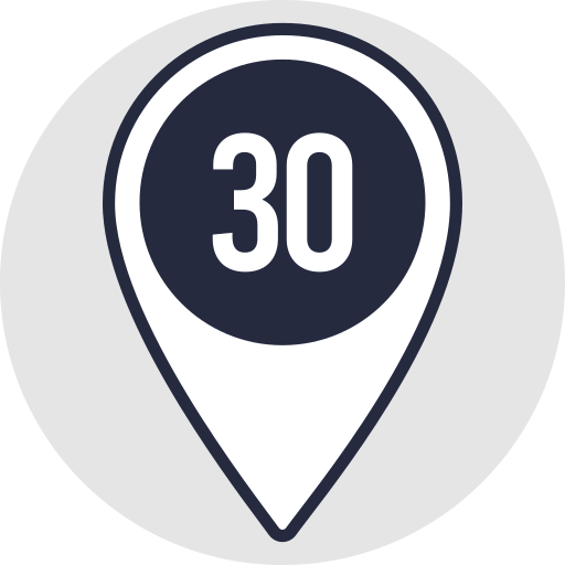 30 Icône gratuit 30 Icône gratuit