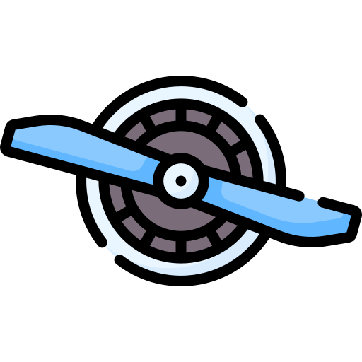 Airplane propeller free icon Airplane propeller free icon