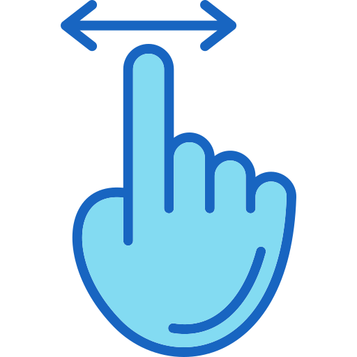 Scrolling - Free hands and gestures icons