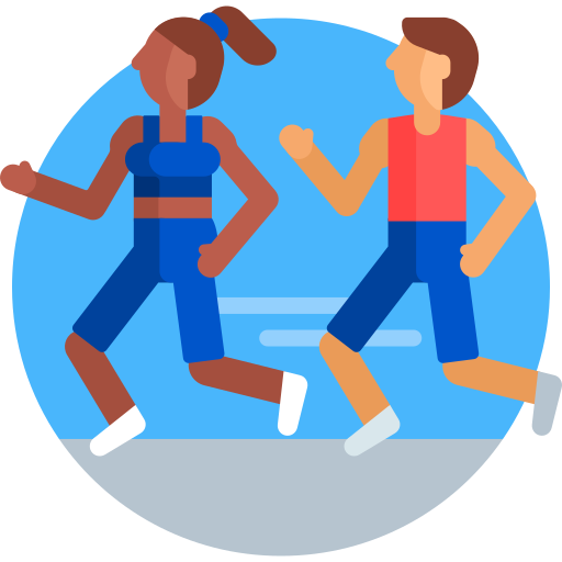 Running free icon Running free icon