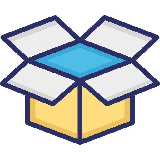 abrir caja icono gratis