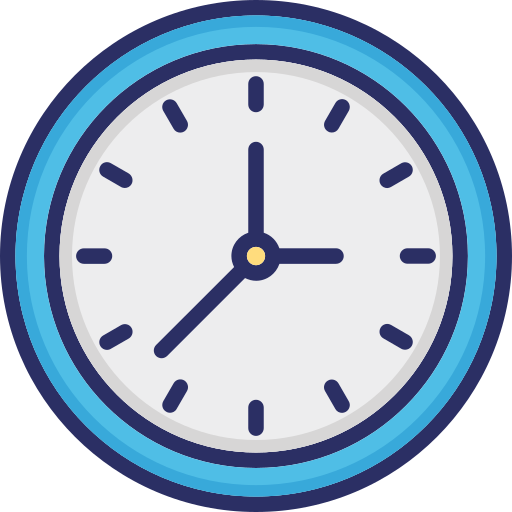 reloj de tiempo icono gratis