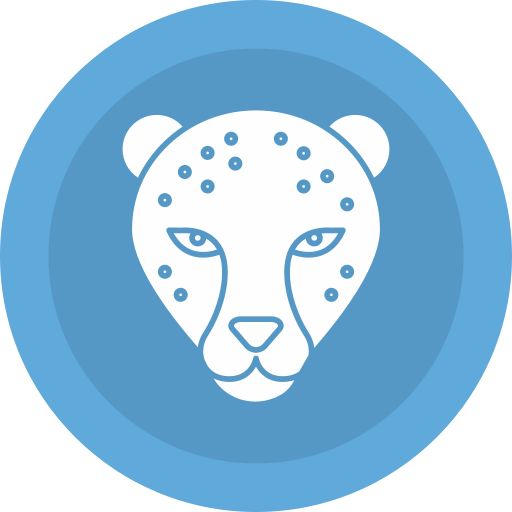 leopardo icono gratis