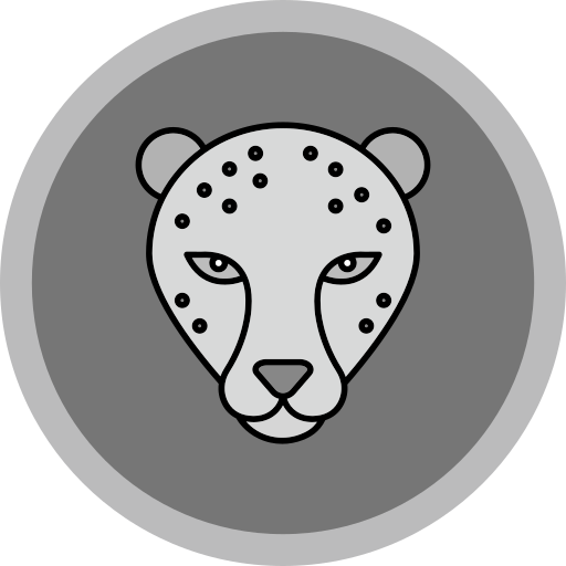 leopardo icono gratis