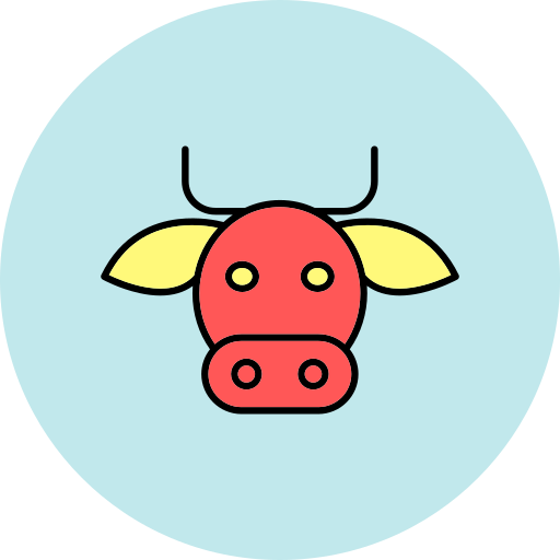 vaca icono gratis