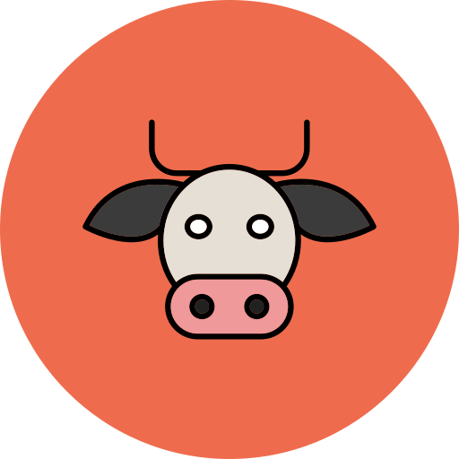 vaca icono gratis